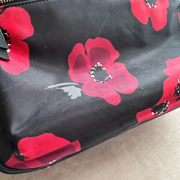 Kate Spade Wilson Road Poppy backpack larger size - needs TLC - Picture 8 of 16